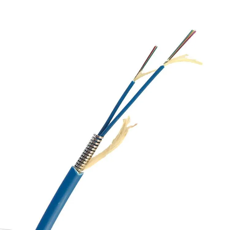 Indoor OM3 Armored Breakout Fiber Cable